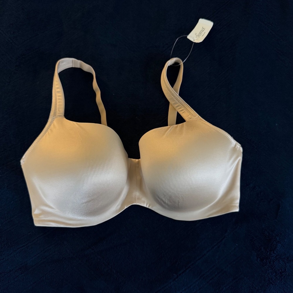 Soma Stunning Support Smooth Balconette Bra Soft Tan 36DDD 570266027 NWT
